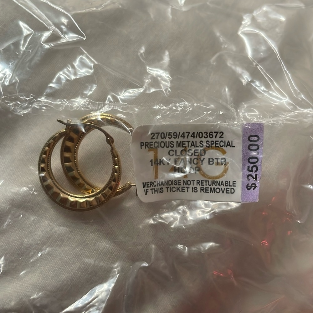 14KY FANCY BTB HOOP